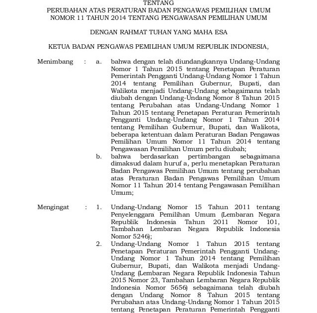 Contoh Laporan Tentang Pemilu Surat R
