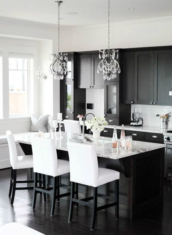 Images Of Black And White Kitchens Dream House