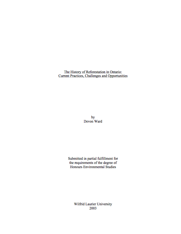 undergraduate thesis title