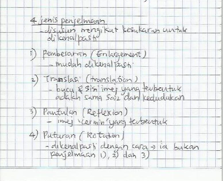 Soalan Matematik Tingkatan 2 Penjelmaan  Descargaroad