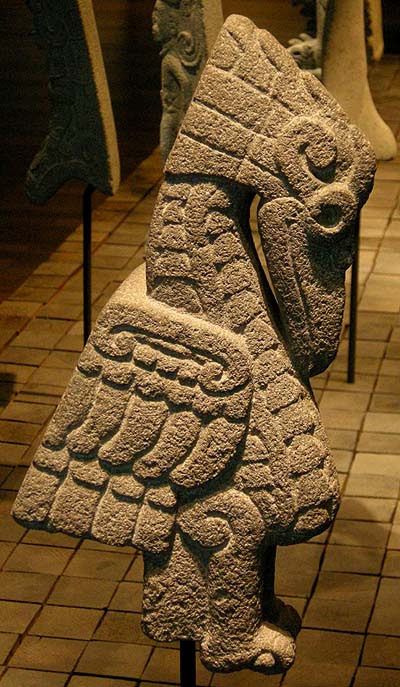Berlin, Dahlem Museum, Mesoamerican ceramics: bird (pelican)