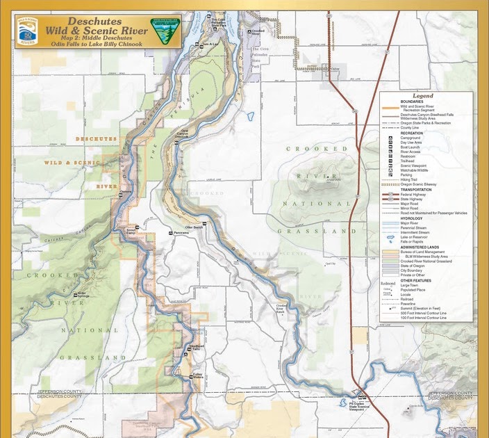 Oregon Washington Border Map