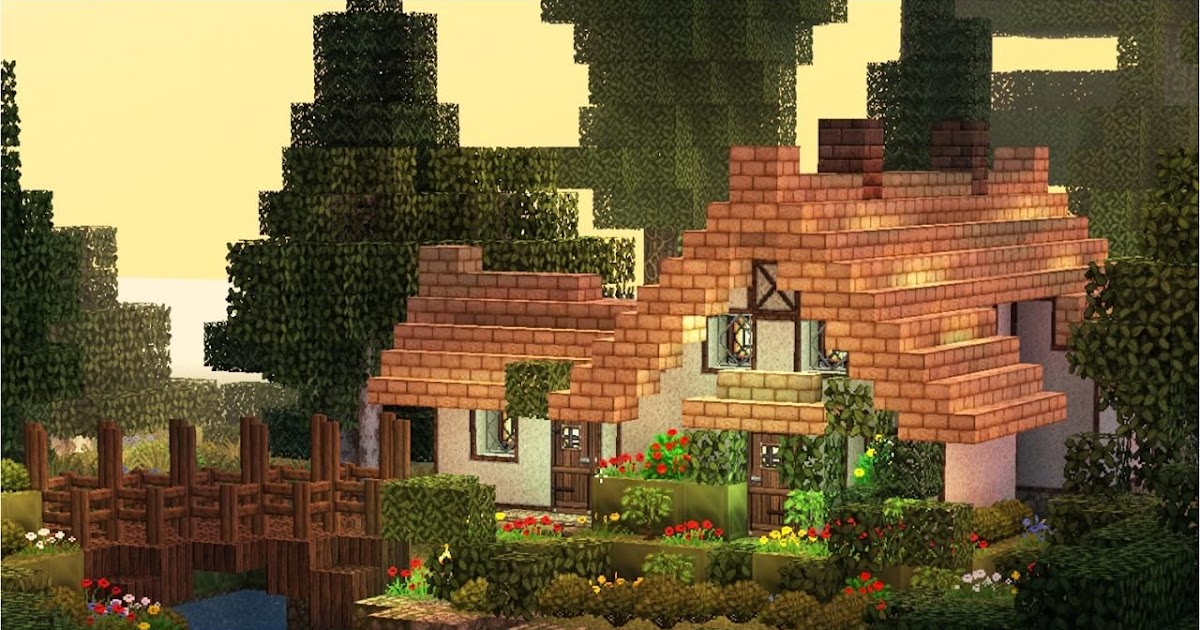 Minecraft Houses Cottagecore : Minecraft Survival Starter House
