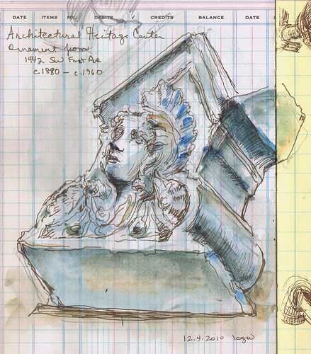 Sketchcrawl - Architectural Heritage Center, Portland