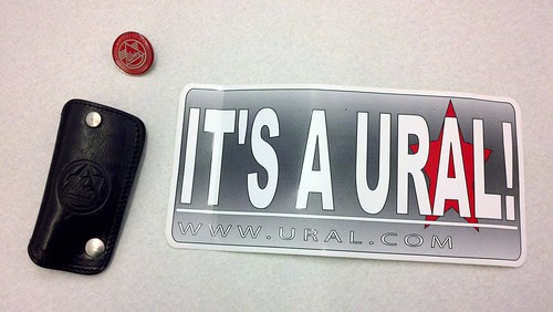 #ural presents waiting for me on my desk from anonymous. Cool and thanks!