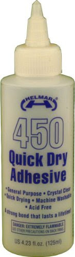 Helmar 450 Quick Dry Adhesive, 4.23 Fluid Ounce