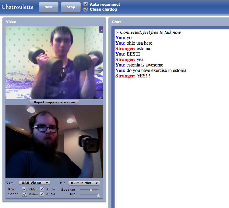 Videochat chat roulette