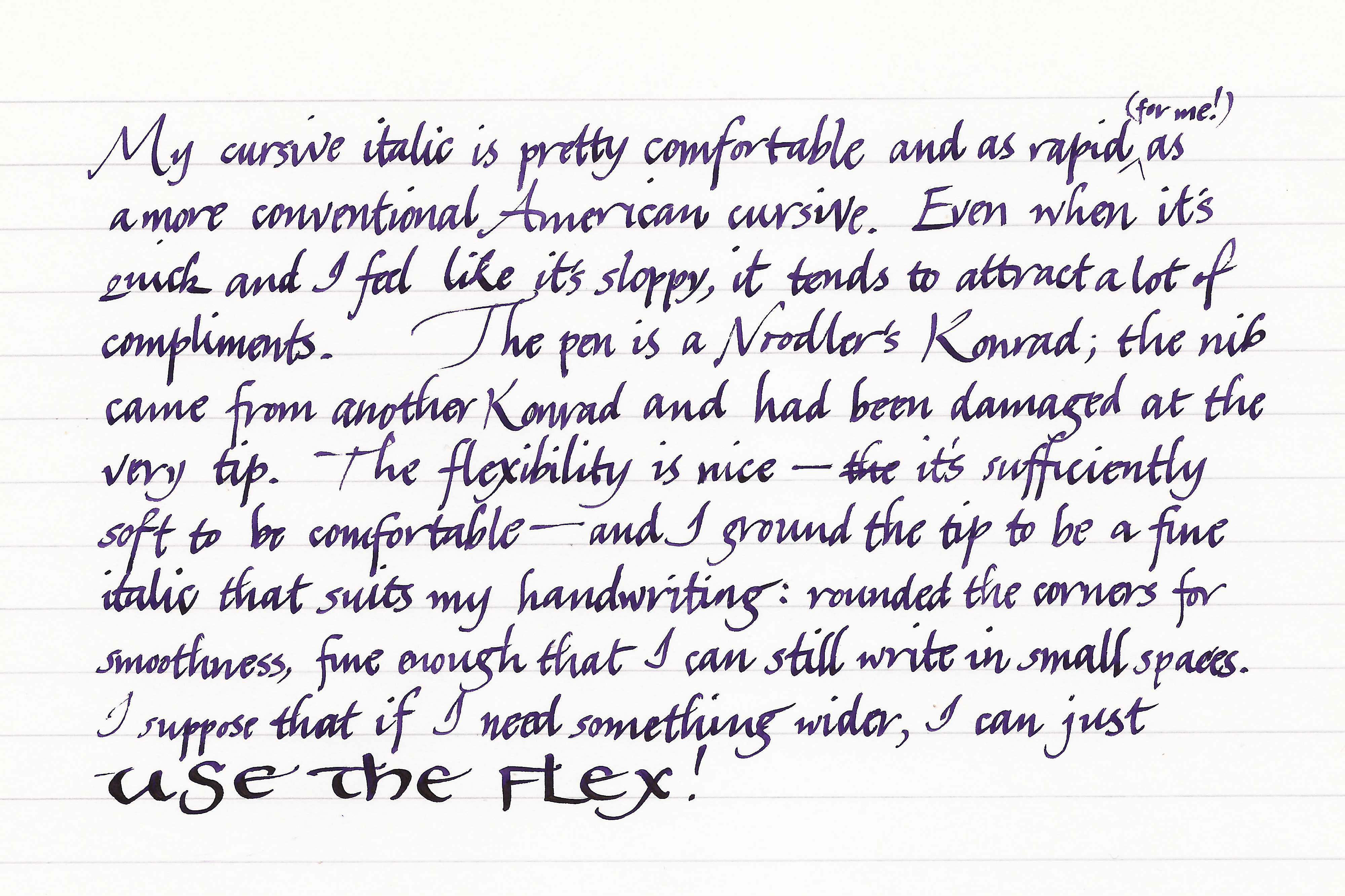 Cursive Italic Handwriting Worksheet