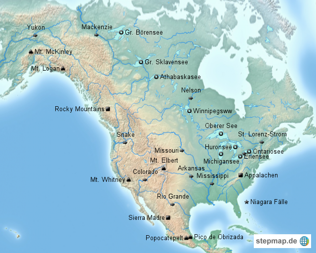 Usa Karte Flüsse / Florida Karte | Vereinigte Staaten - AnnaKarte.com