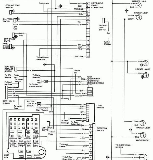 Blazer Trailer Lights Wiring Diagram : 97 Blazer Ignition Switch Wiring