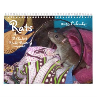 NEW!!! 2015 Rodent Reader Quarterly RATS Calendar