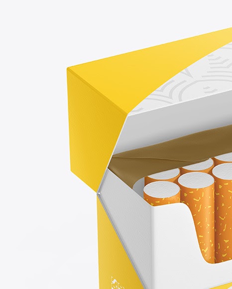 Download 379+ Cigarette Box Mockup Psd Free Download Yellow Images ...