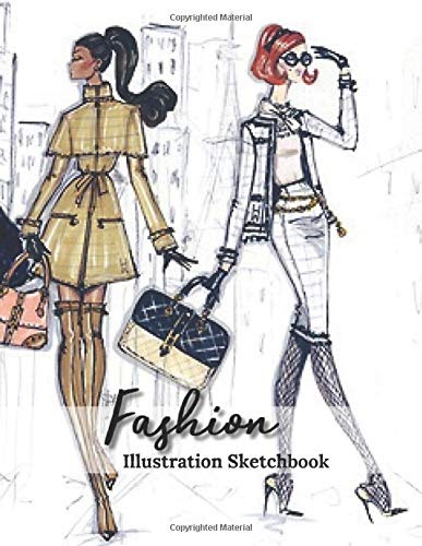 Sketchbook Fashion Designer Drawing Book - Custom printing fashion