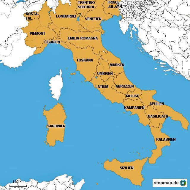 Italienische Provinzen Karte | Karte
