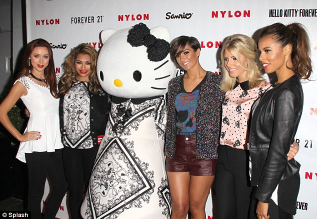 Welcome to Hollywood: The Saturdays attended the Nylon Magazine party on Monday night but no A-list stars turned up