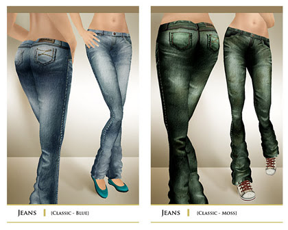 layout jeans lightblue+green