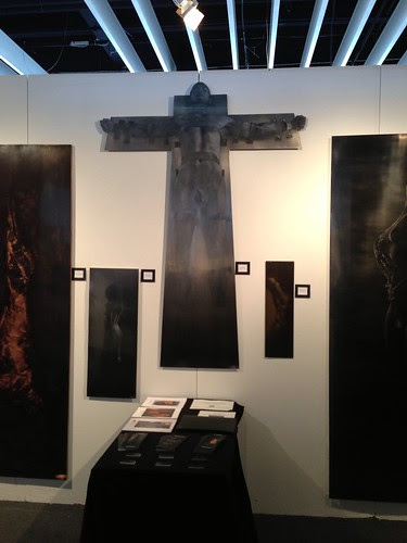 A painting/sculpture @ ArtExpo New York 2013