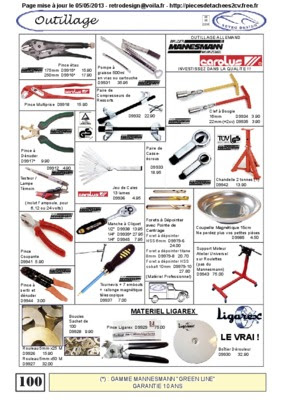 Outil électrique: Liste D Outillage