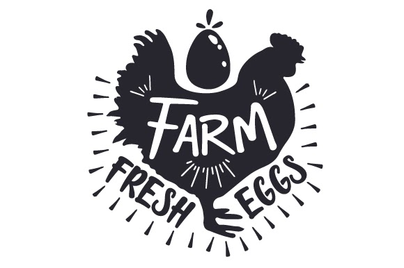 Farm Fresh Eggs Svg Cut Files