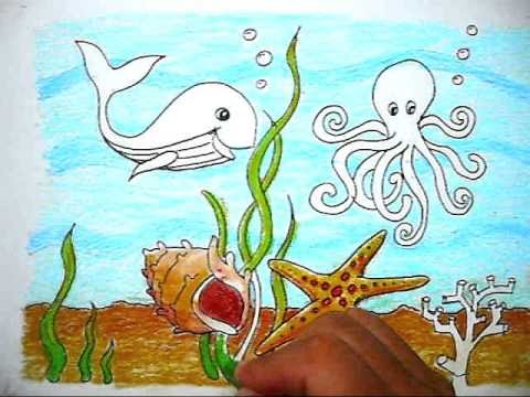 Terpopuler 37+ Lukisan Hidupan Di Dasar Laut