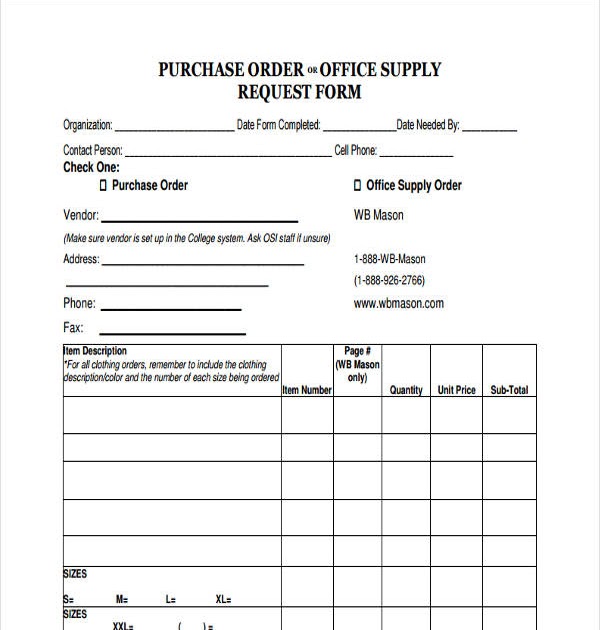 Sample Of Stationery Requisition Form | Classles Democracy