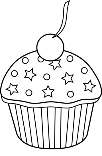 Gambar Mewarnai Cake - GAMBAR MEWARNAI HD