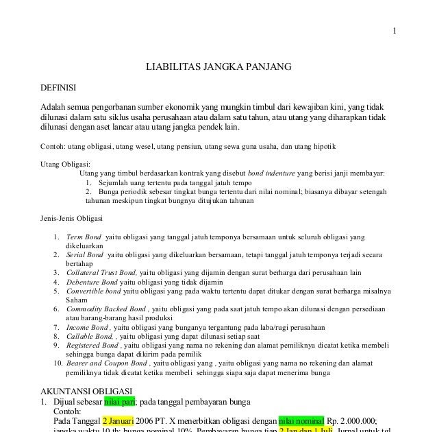 Contoh Soal Akm 1 Obligasi Dan Jawabannya - Guru Ilmu Sosial