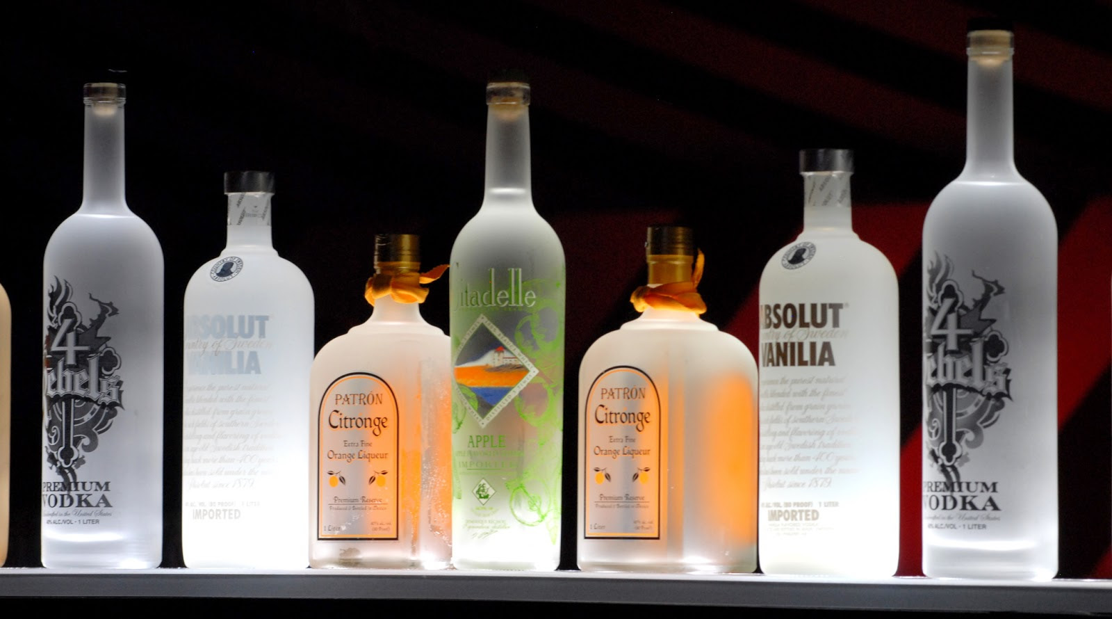 LED Liquor Shelves