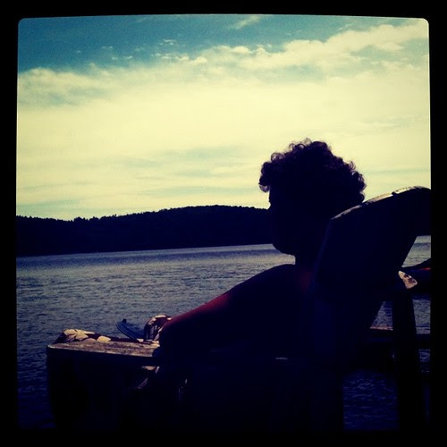 On the dock