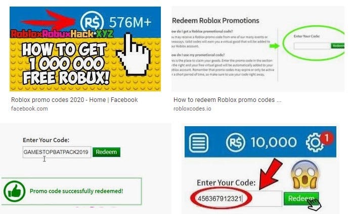 robux code codes redeem