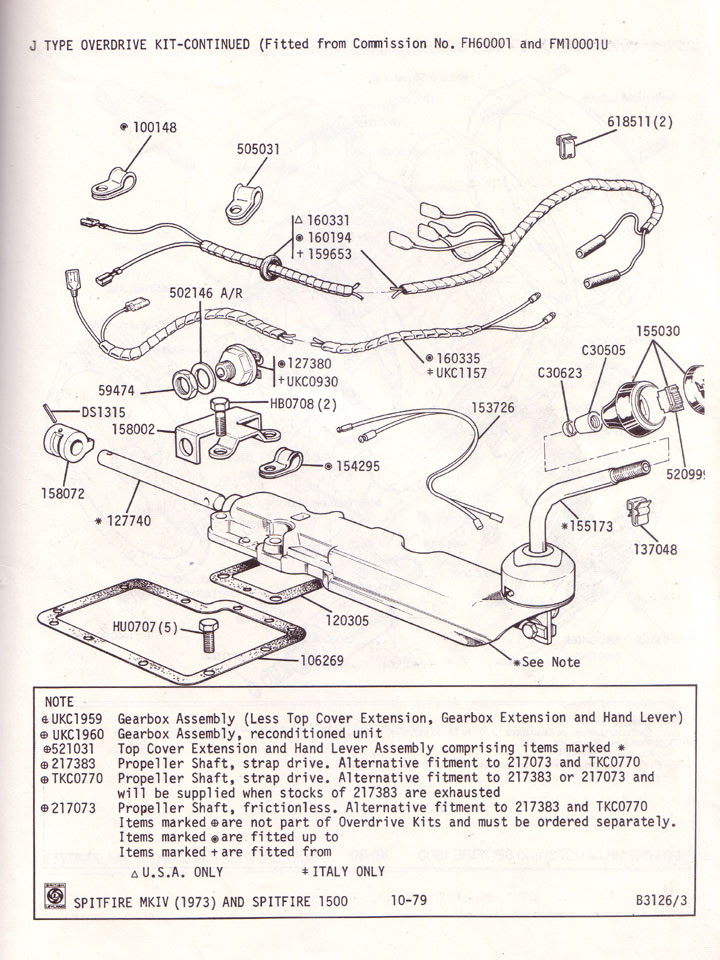 Wiring Diagram For Triumph Spitfire - Wiring Diagram Schemas