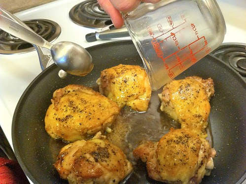 Add Teriyaki Sauce to Pan