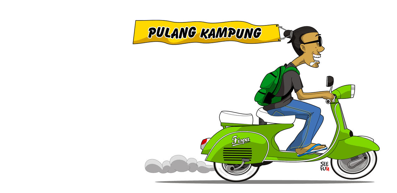 Gambar Animasi Lucu Mudik Kolektor Lucu