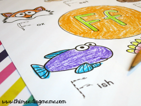 Alphabet Pictures Coloring Pages Printable / Free ...