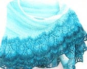 Angora yarn knit lace shawl. Gift her, wedding ,birthday, bridal, valnetine gift.FREE SHIPPING. - ATLASKNITSHOP Angora yarn knit lace shawl. Gift her, wedding ,birthday, bridal, valnetine gift.FREE SHIPPING. - ATLASKNITSHOP