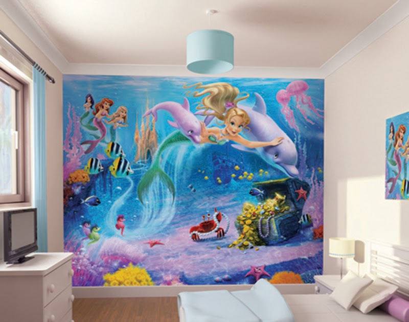 Walltastic Mermaids Wallpaper Mural - Wallpaper 77