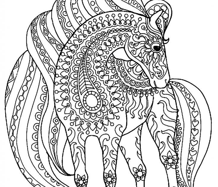 Animal Colouring Pages With Patterns - lepinkboutique