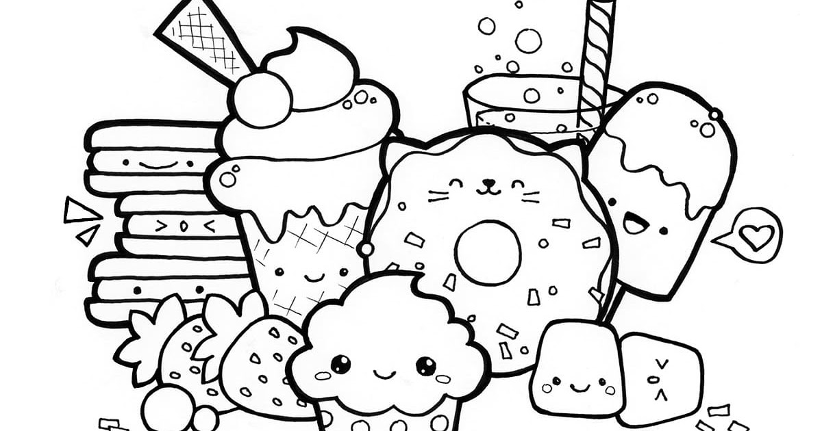 Ausmalbilder Kawaii Tiere Ausmalbilder Kawaii Essen Kawaii Bilder