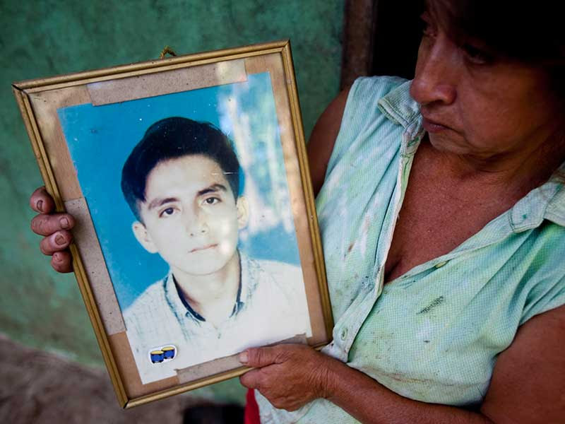 Marta Isabel Arrobo lost her 22-year-old son to severe health problems attributed to living in close proximity to Chevron/Texaco's contamination.