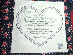 Quilt label