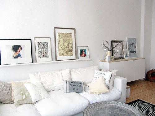 A glimpse of the living room
