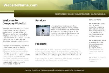 Building Corporate Company HTML Template
