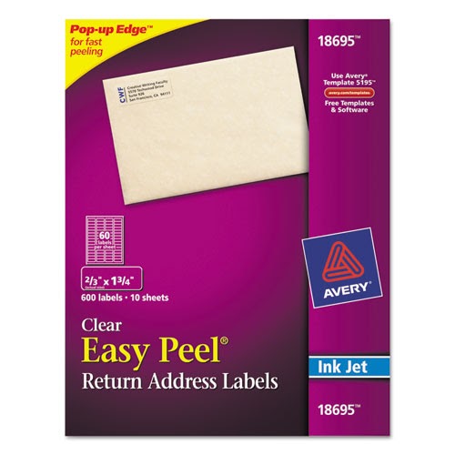 Thebrownfaminaz Avery 5660 Clear Labels Template