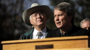 Ken Salazar and Bob Abbey
