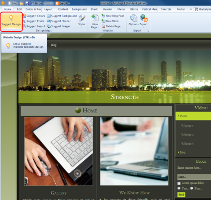 Membuat Blogger Template dengan Artisteer INFORMASI PENDIDIKAN