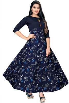 long frocks for ladies with sleeves