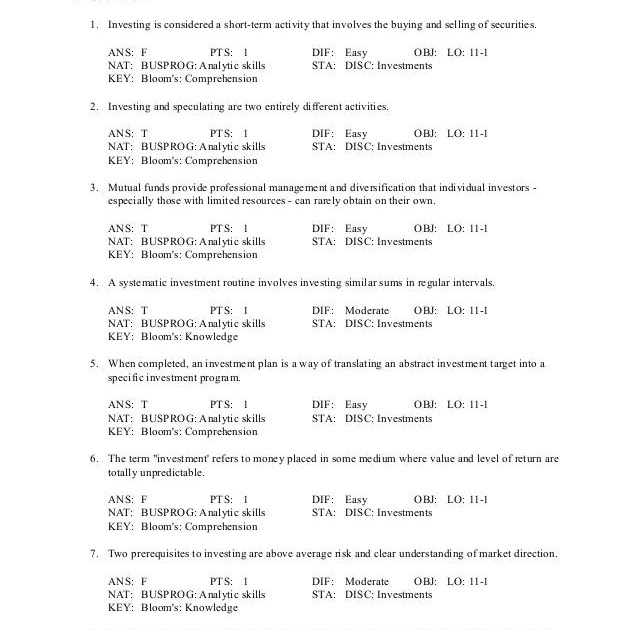 Foundations In Personal Finance Chapter 11 Answer Key FinanceViewer