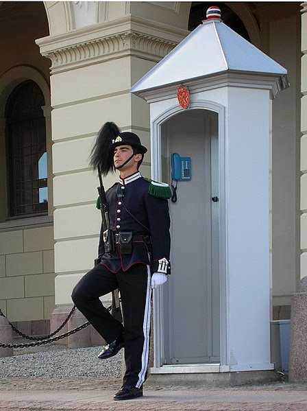 File:Soldier in front of Royal Palace in Oslo.jpg