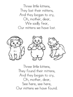 Three Little Kittens Coloring Page - 333+ DXF Include