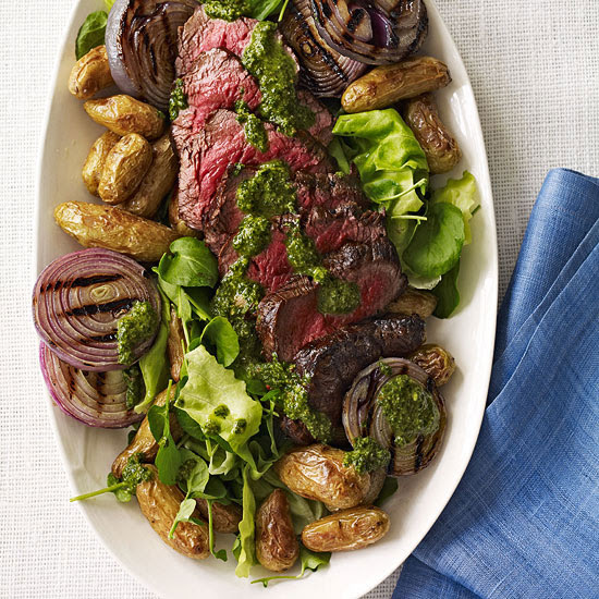 Grilled Steak Salad with Chimichurri Dressing Family Circle Grilled Steak Salad with Chimichurri Dressing Family Circle
